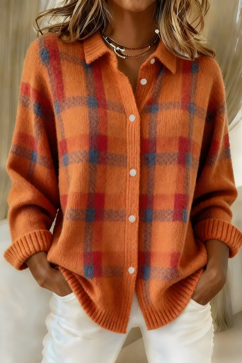 Abril | Chaqueta de punto a cuadros
