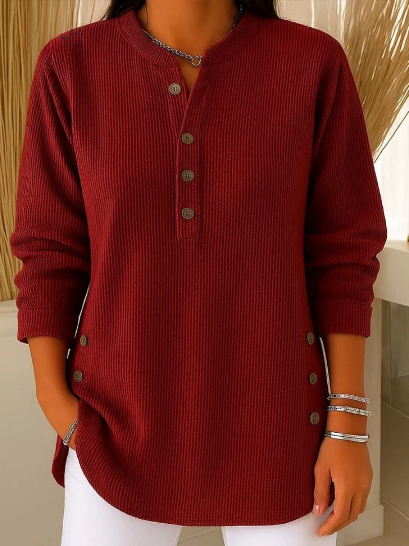 Irina | Tunica henley con botones