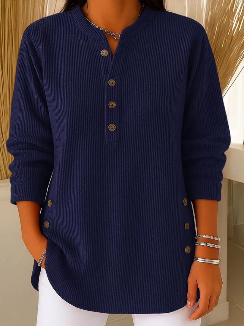 Irina | Tunica henley con botones