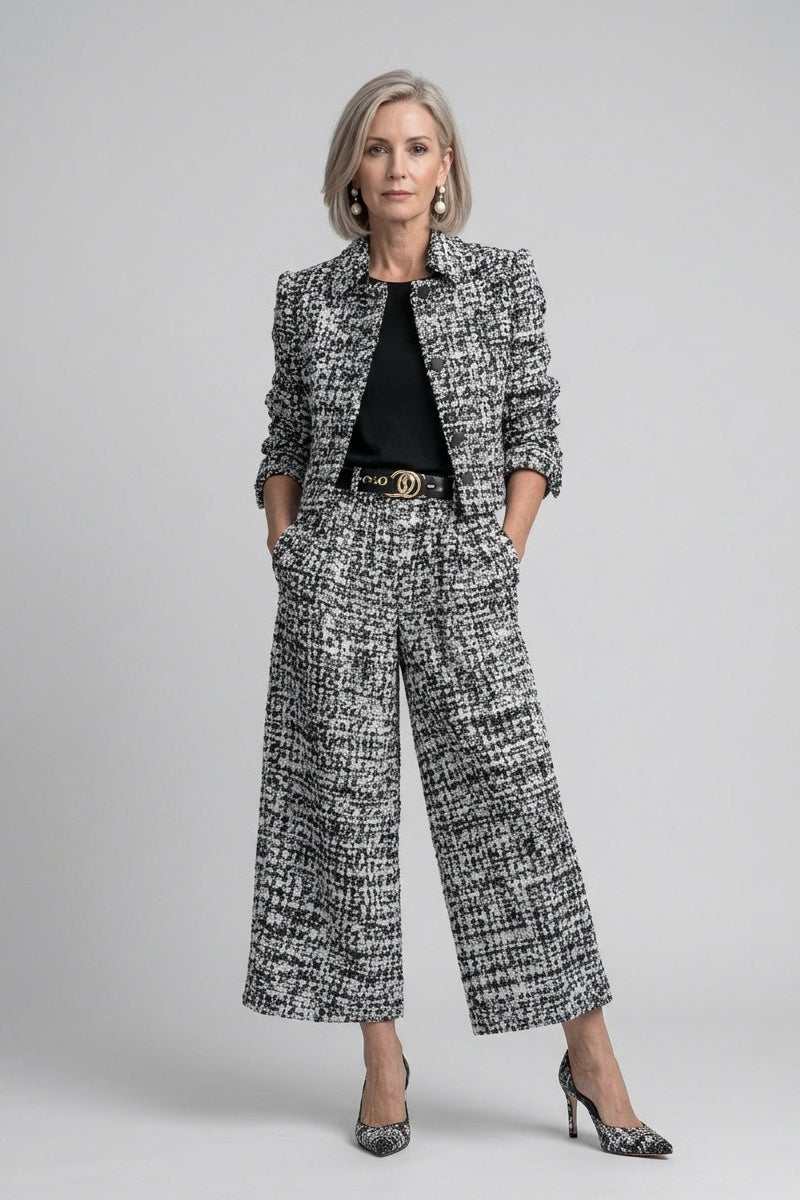 Ivana | Conjunto de tweed dos piezas