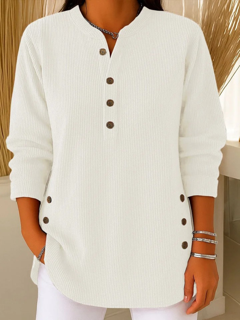 Irina | Tunica henley con botones