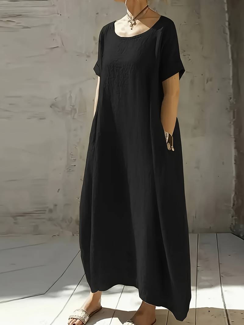 Mireia | Vestido largo casual de manga amplia