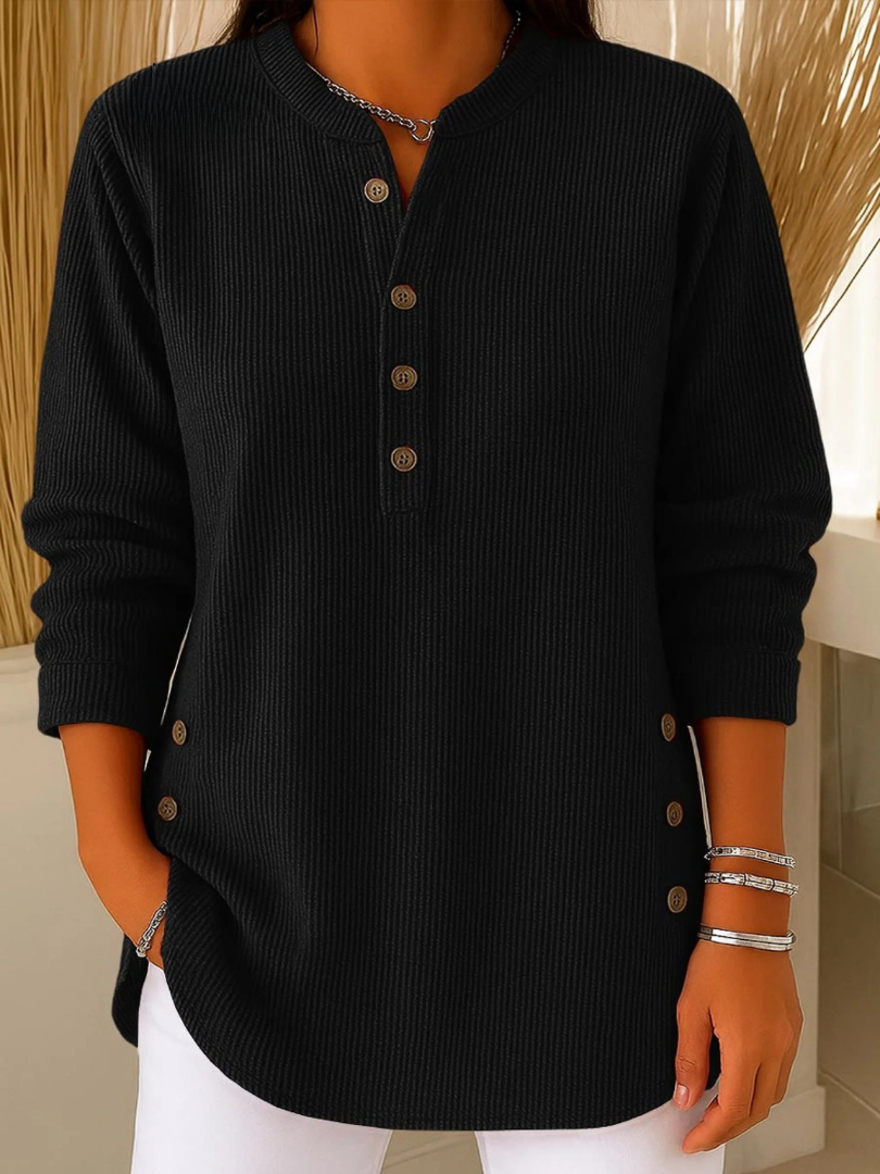 Irina | Tunica henley con botones