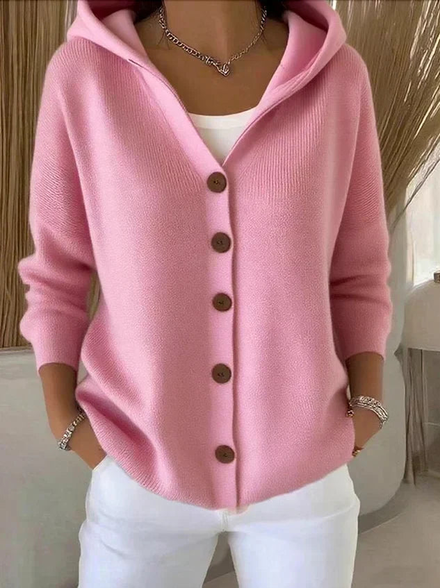 Carolina | Chaqueta de punto con capucha