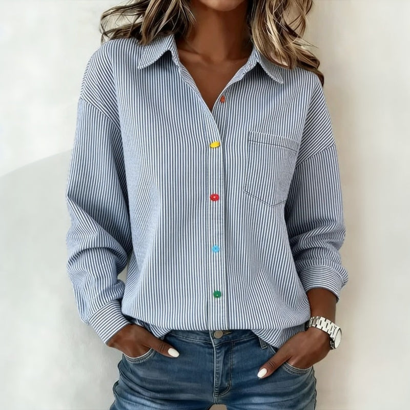 Fabiola | Camisa casual de rayas