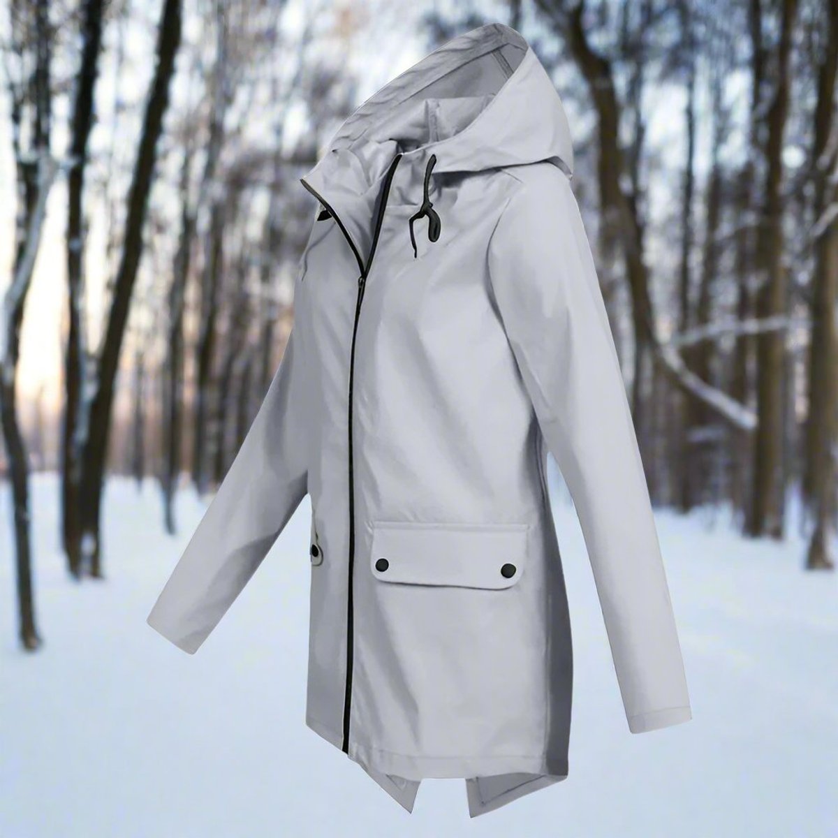 Eugenia | Chaqueta impermeable con capucha