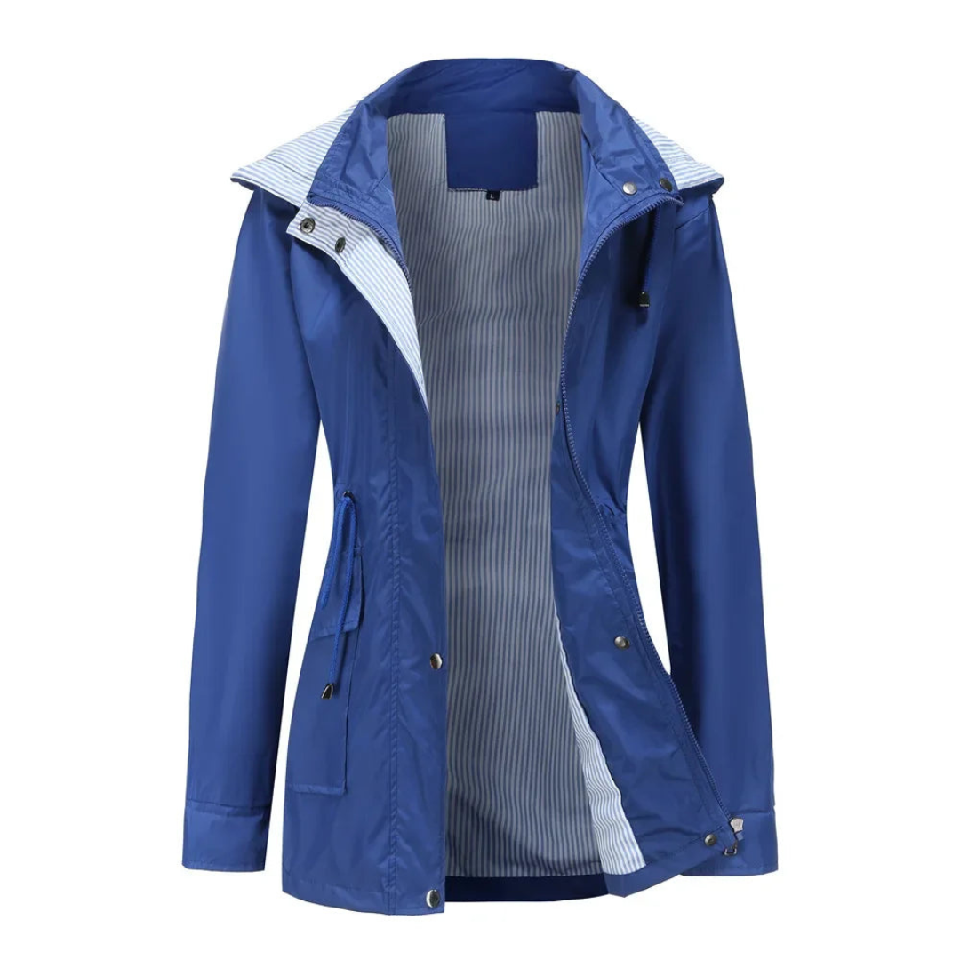Daniela | Gabardina impermeable con capucha desmontable
