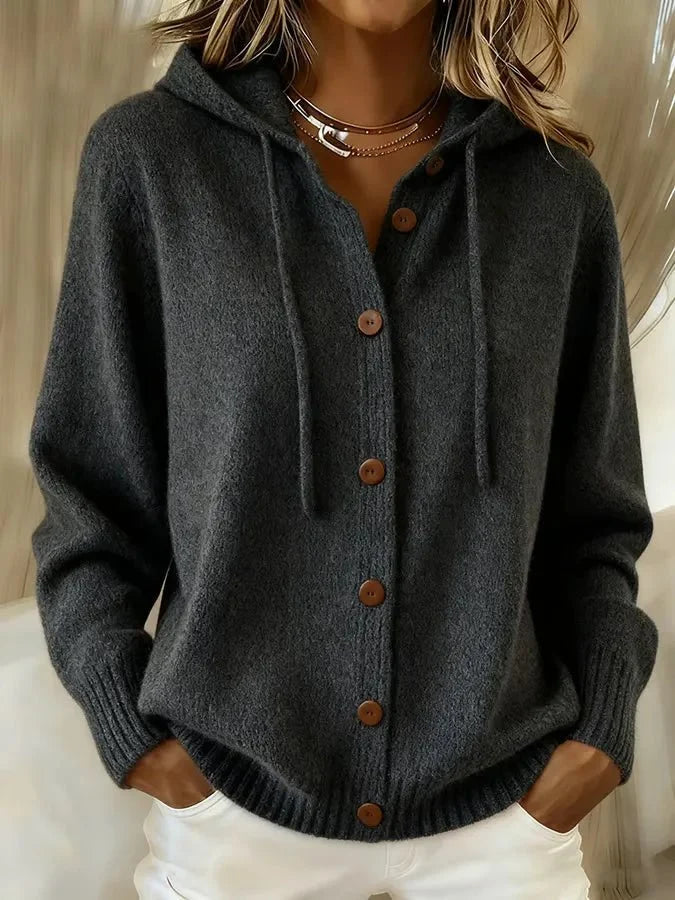 Agata | Chaqueta de punto con capucha