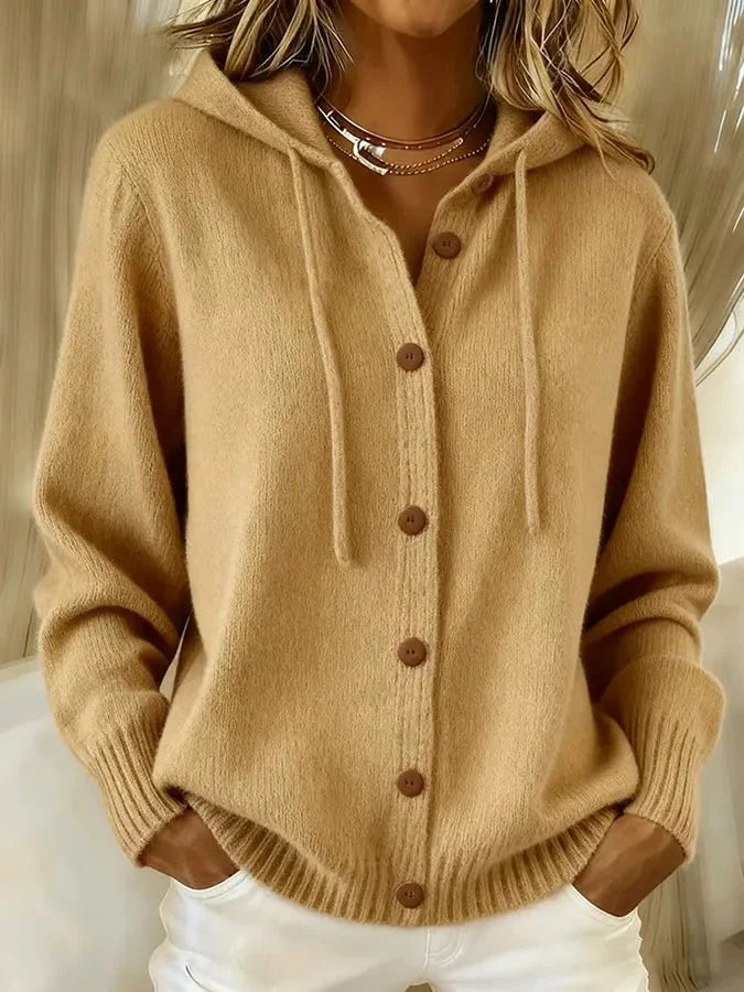Agata | Chaqueta de punto con capucha