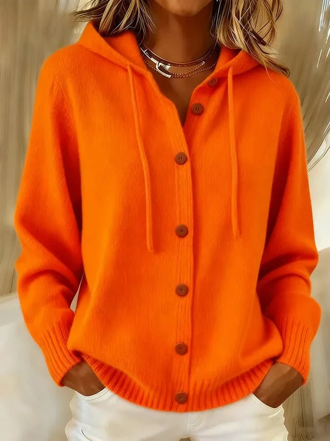 Agata | Chaqueta de punto con capucha