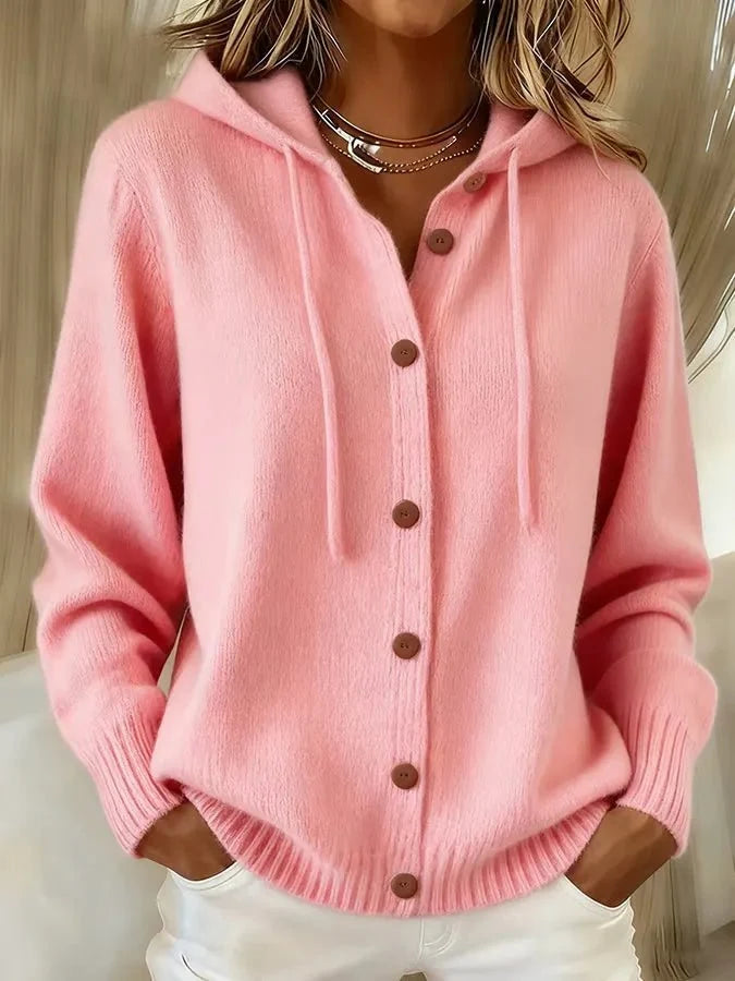 Agata | Chaqueta de punto con capucha