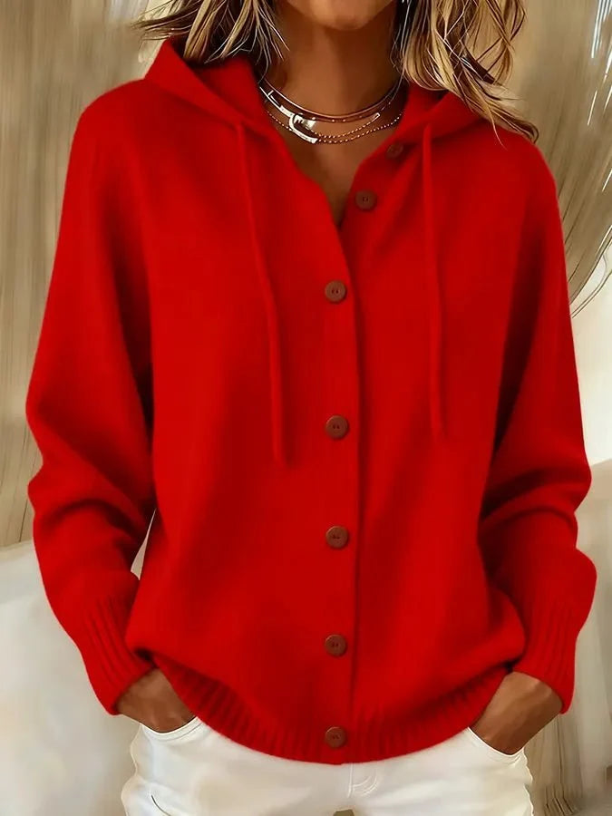 Agata | Chaqueta de punto con capucha