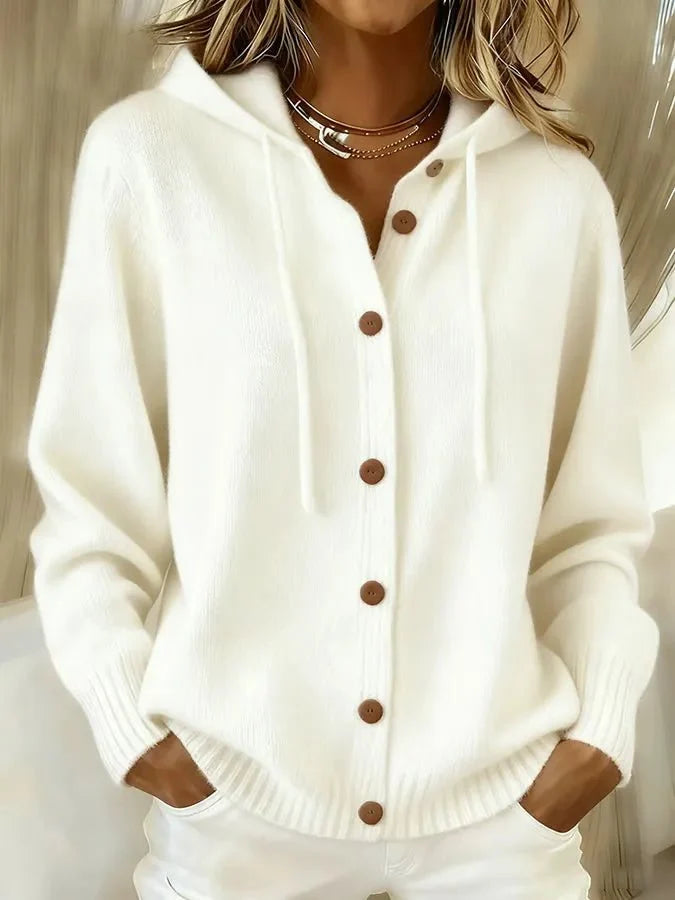 Agata | Chaqueta de punto con capucha