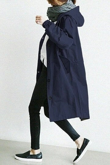 Chloe | Gabardina impermeable con cinturón