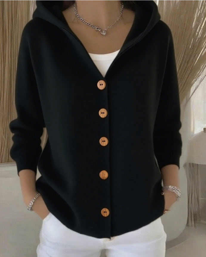 Carolina | Chaqueta de punto con capucha