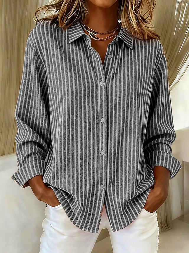Karina | Camisa de rayas con botones