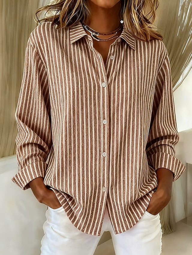 Karina | Camisa de rayas con botones