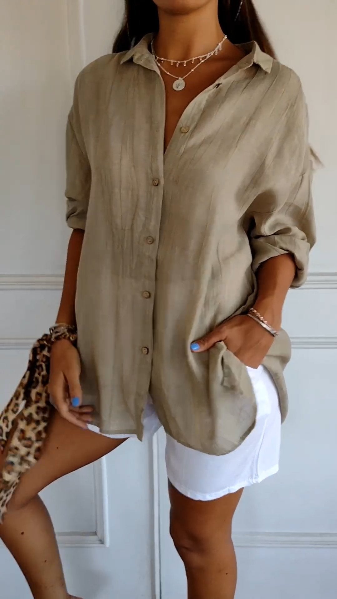 Yolanda | Camisa casual de corte relajado