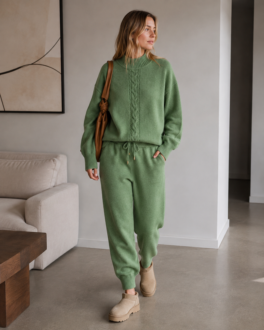Julia | Conjunto de punto jersey de ochos