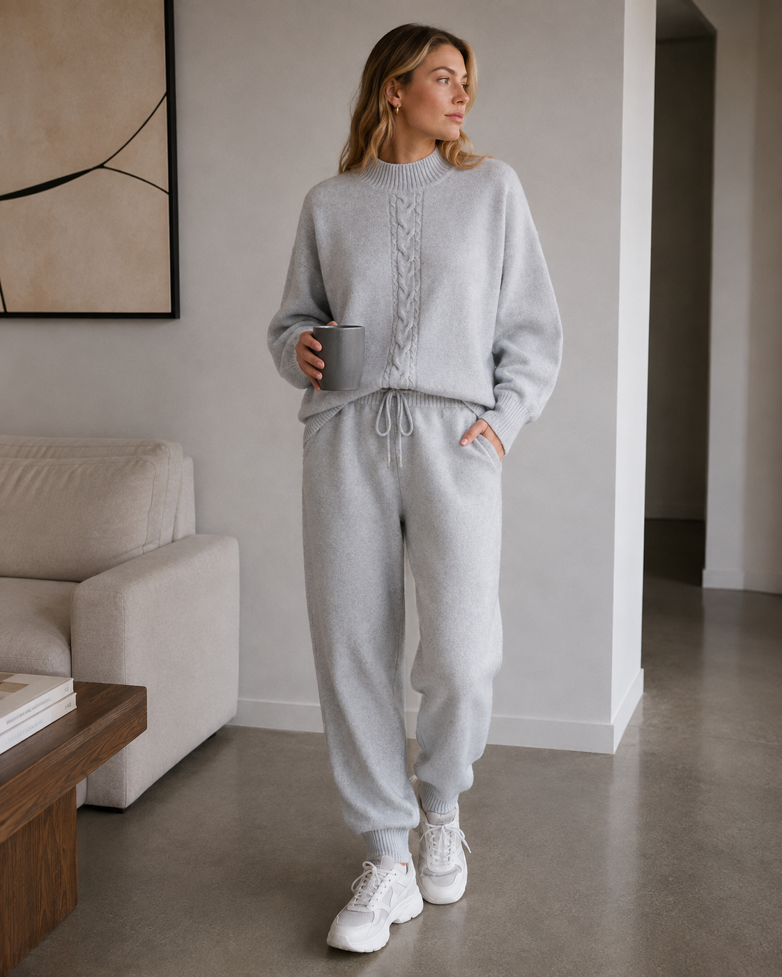 Julia | Conjunto de punto jersey de ochos