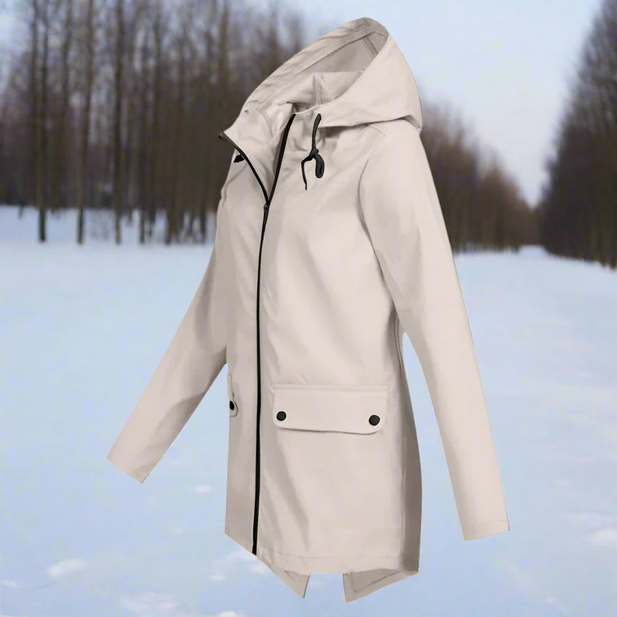 Eugenia | Chaqueta impermeable con capucha