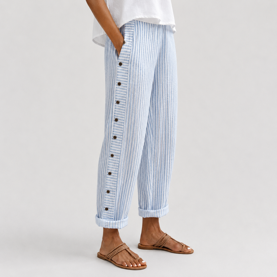 Vega | Pantalón elegante pierna ancha