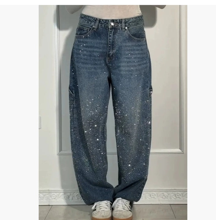 Rut | Pantalón baggy vaquero brillante