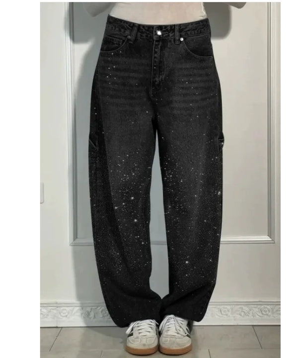 Rut | Pantalón baggy vaquero brillante