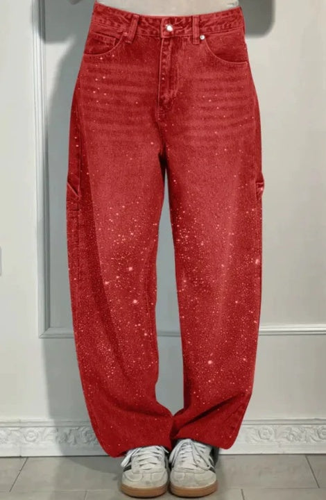 Rut | Pantalón baggy vaquero brillante