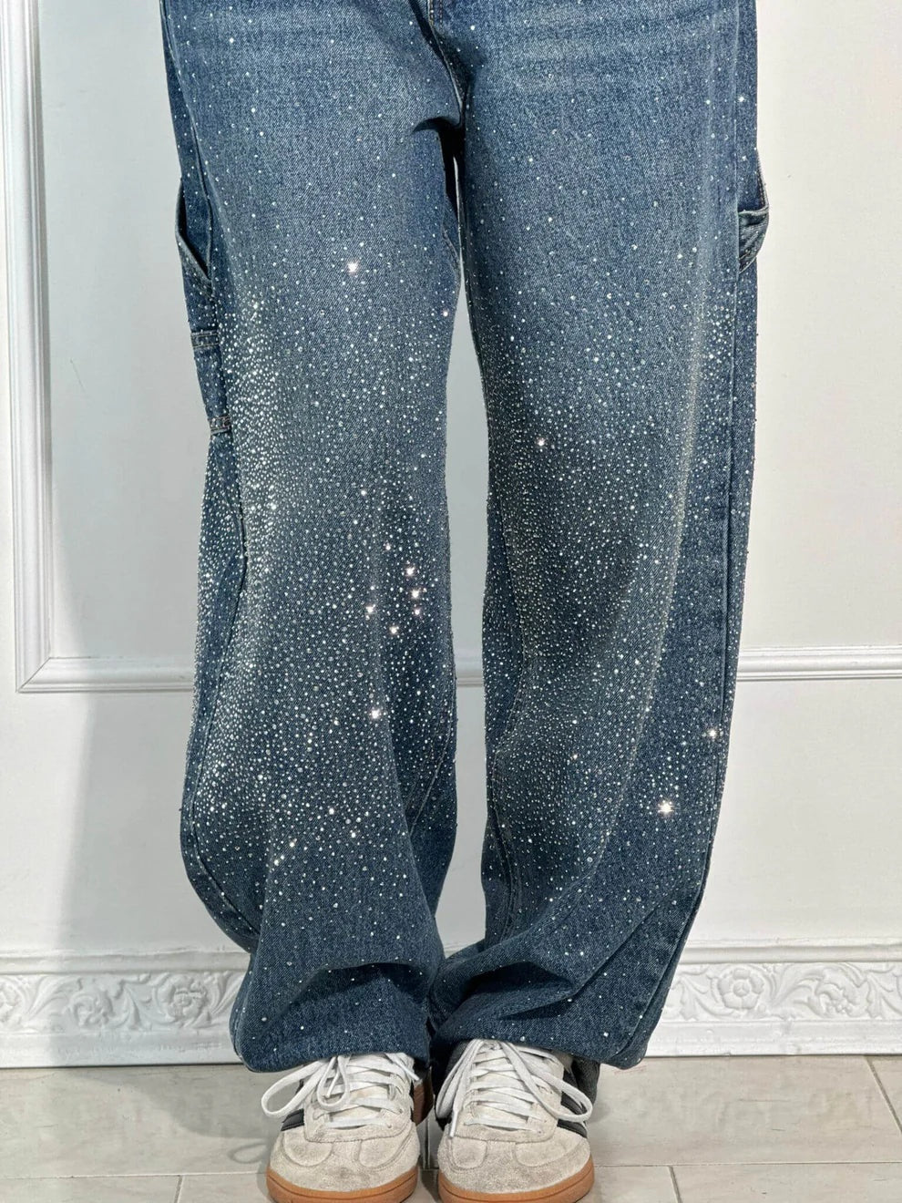 Rut | Pantalón baggy vaquero brillante