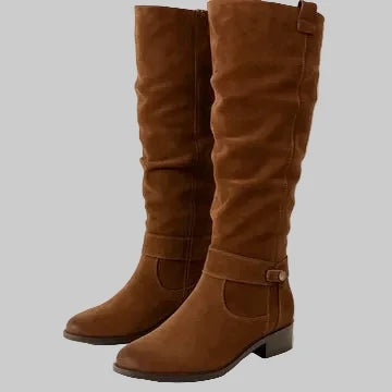 Matilde | Botas de ante caña alta