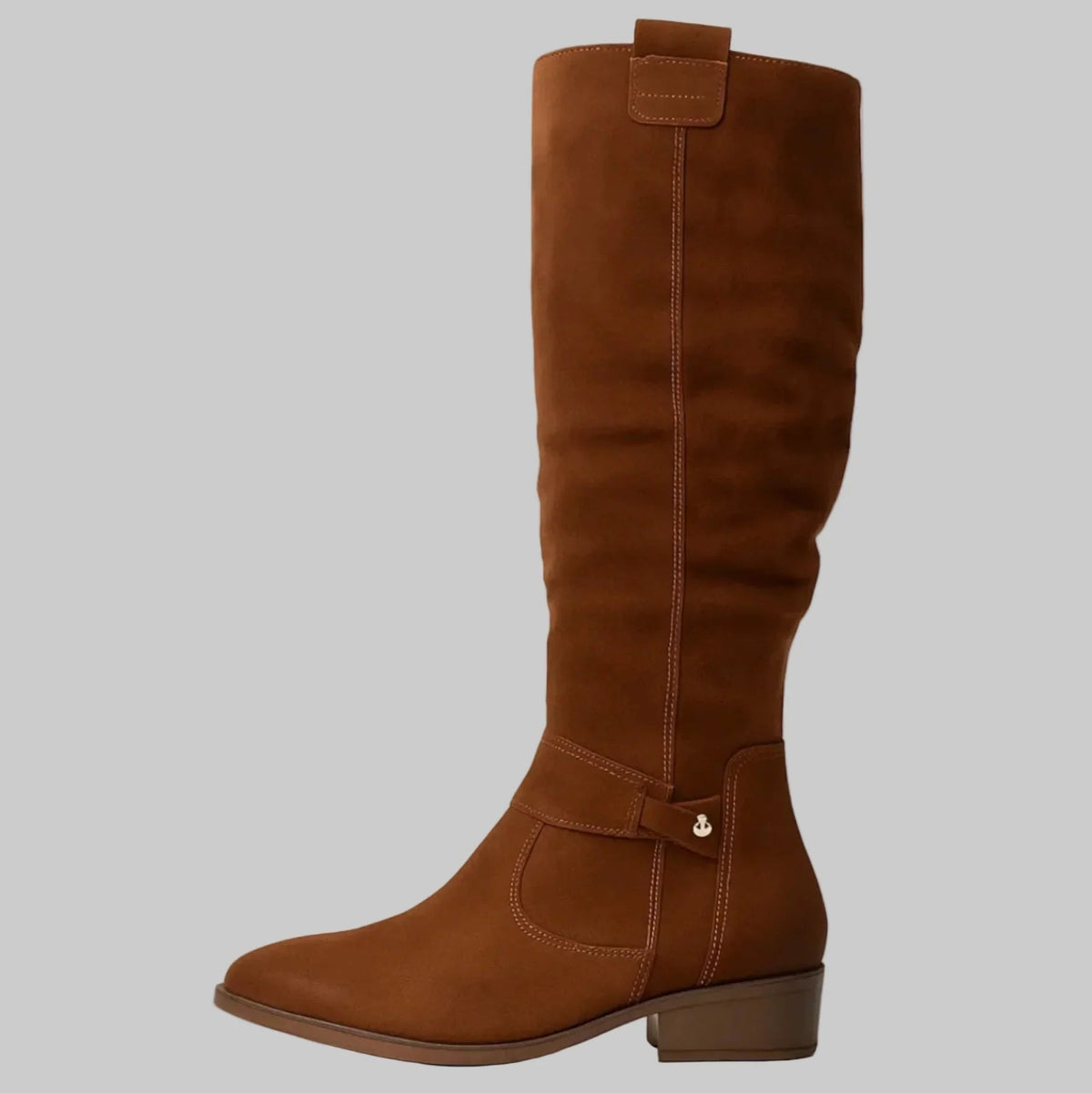 Matilde | Botas de ante caña alta