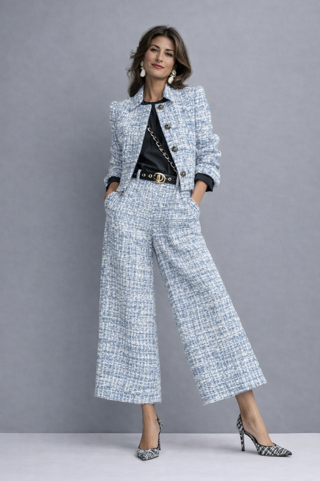 Ivana | Conjunto de tweed dos piezas