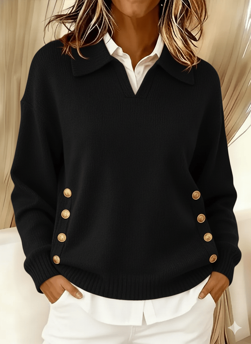 Africa | Jersey de cuello polo con botones
