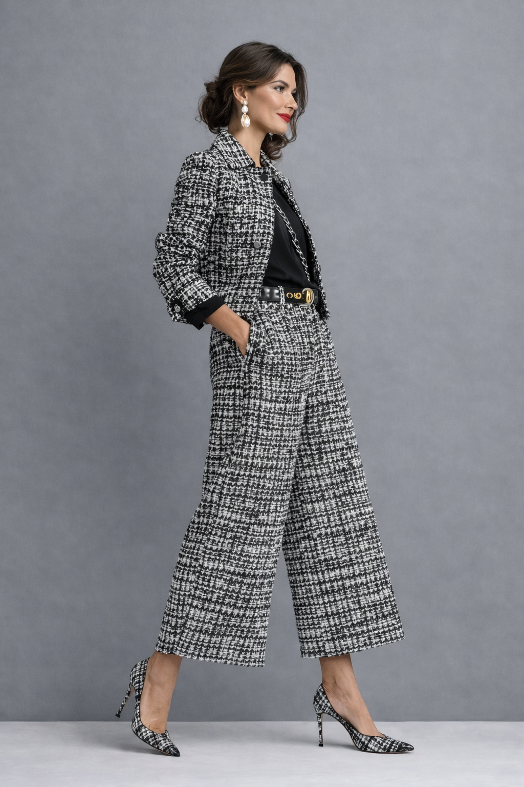 Ivana | Conjunto de tweed dos piezas