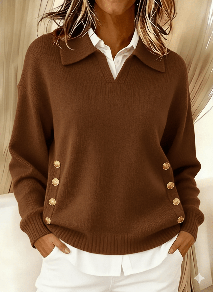 Africa | Jersey de cuello polo con botones