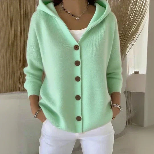 Carolina | Chaqueta de punto con capucha