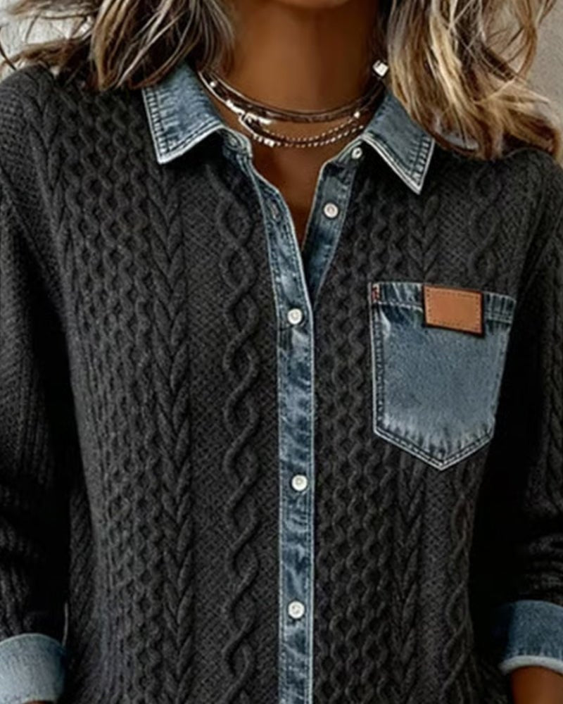 Carina | Blusa de punto manga larga