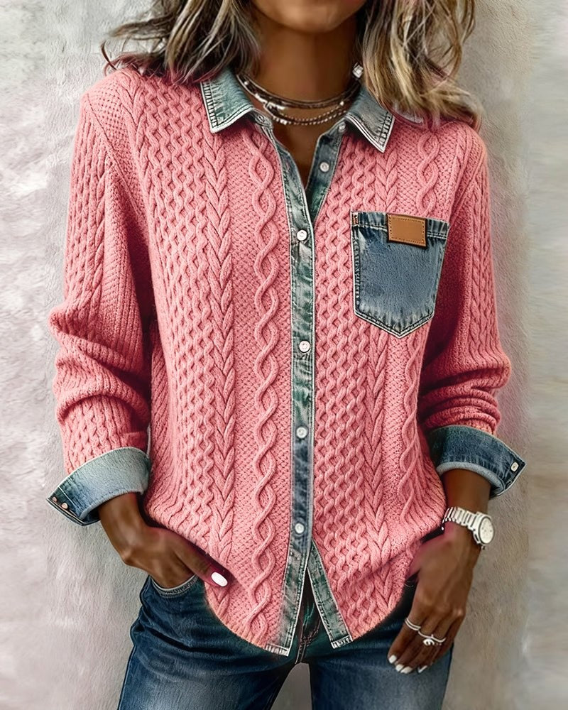 Carina | Blusa de punto manga larga