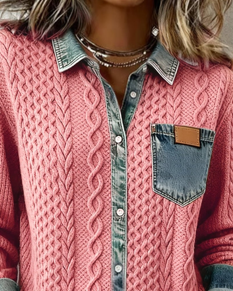 Carina | Blusa de punto manga larga