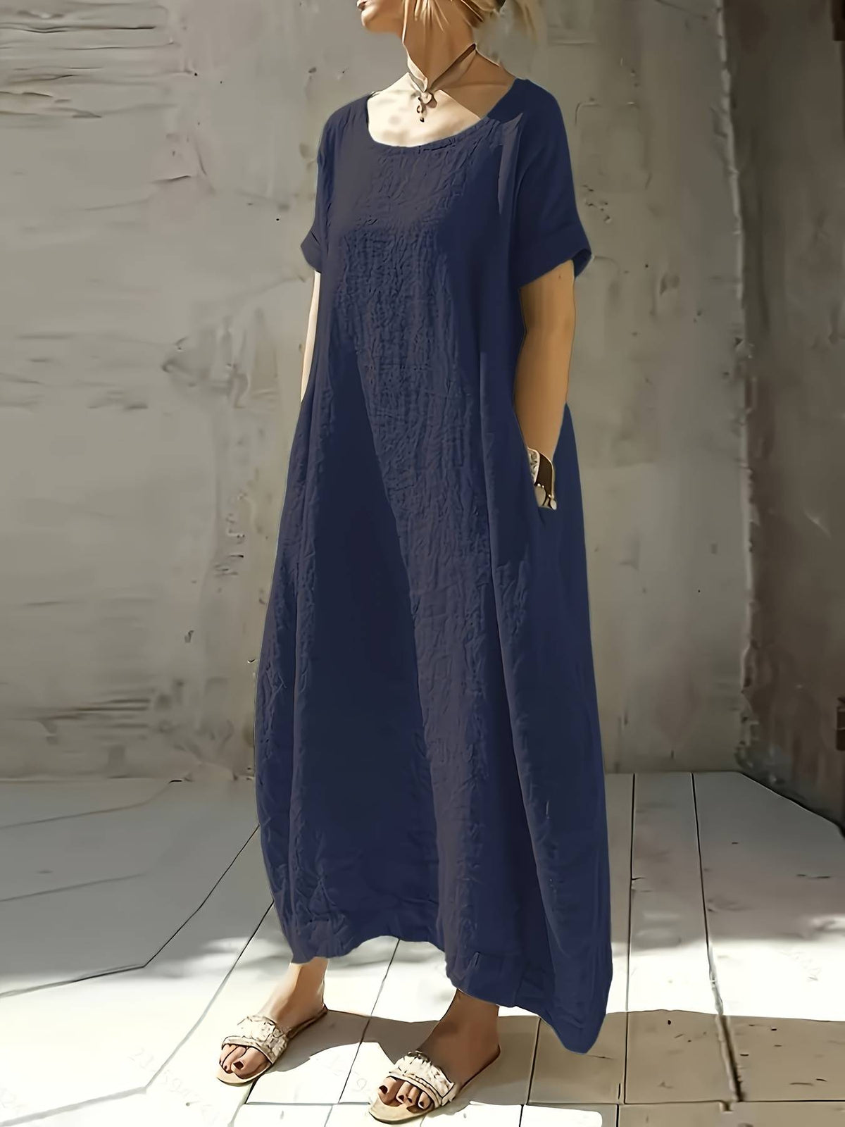 Mireia | Vestido largo casual de manga amplia