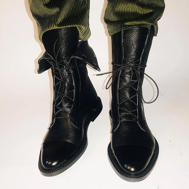 Zaira | Botas planas de caña media