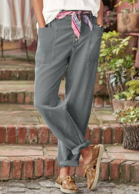 Regina | Pantalón chino con bolsillos