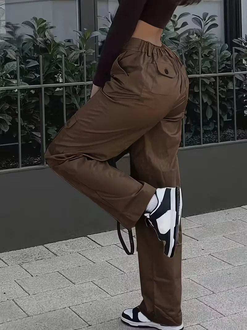 Sabina | Pantalón cargo de polipiel