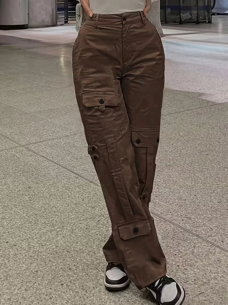 Sabina | Pantalón cargo de polipiel