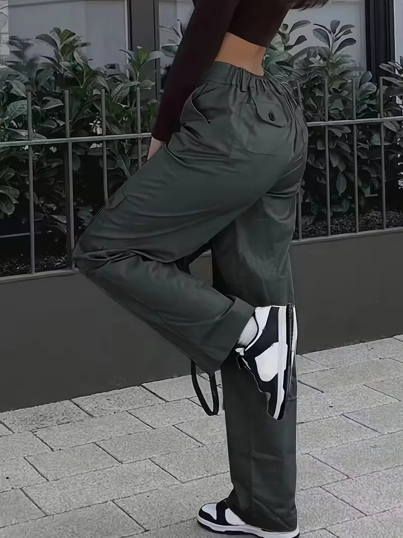 Sabina | Pantalón cargo de polipiel