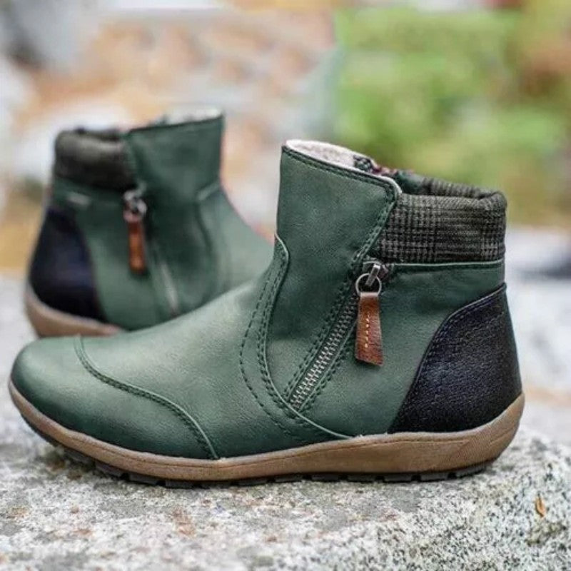 Renata | Botines impermeables con cremallera
