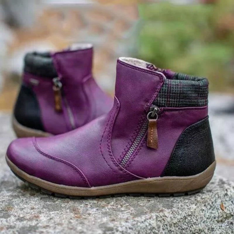 Renata | Botines impermeables con cremallera