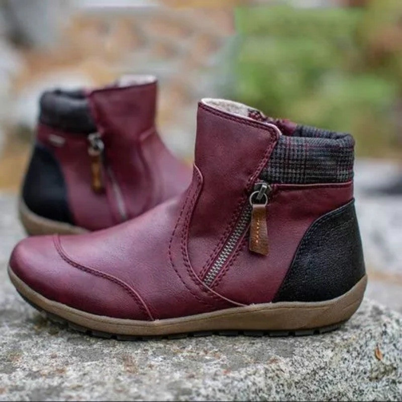 Renata | Botines impermeables con cremallera