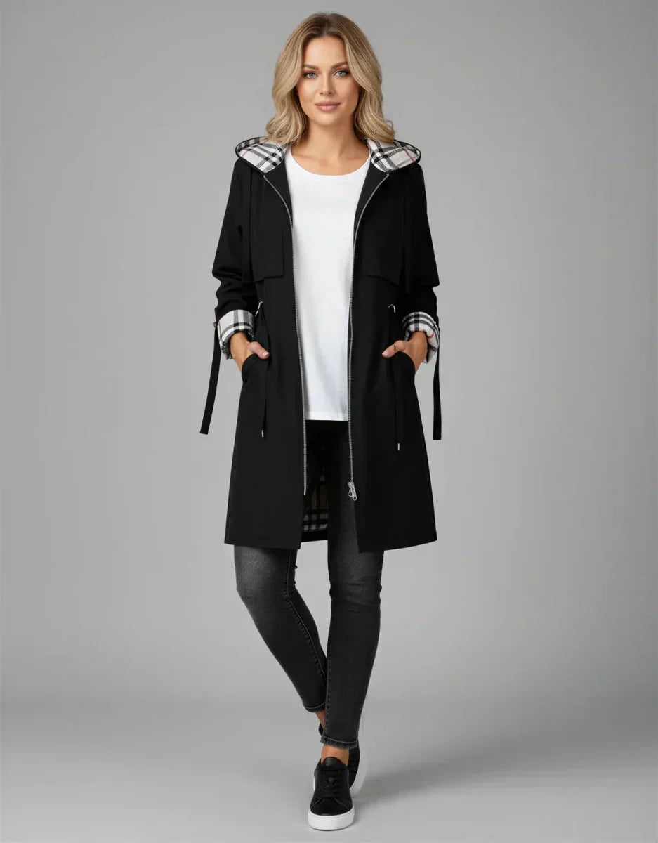 Claudia | Abrigo impermeable y cortavientos
